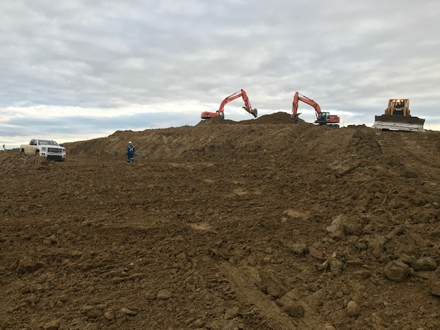 Oifiled construction site photo